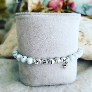 Faith jasper bracelet